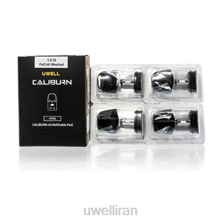 UWELL CALIBURN A3 غلاف جایگزین | بسته 4 عددی 0.8 اهم 2 6DRV19 | سیگار UWELL