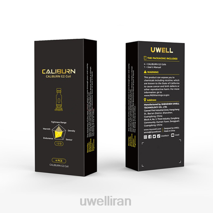 UWELL CALIBURN G2 کویل | بسته 4 عددی un2 meshed-h 1.2 اهم 6DRV2 | UWELL TEHRAN