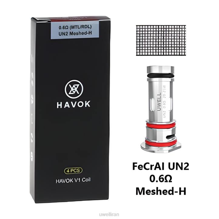 UWELL HAVOK V1 کویل (بسته 4 عددی) 0.6 اهم 6DRV151 | UWELL IRAN