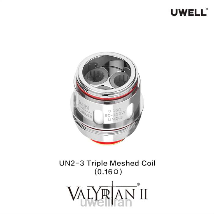 UWELL VALYRIAN 2 کویل های جایگزین (بسته 2 عددی) un2 مش دوگانه 0.14 اهم 6DRV29 | سیگار UWELL