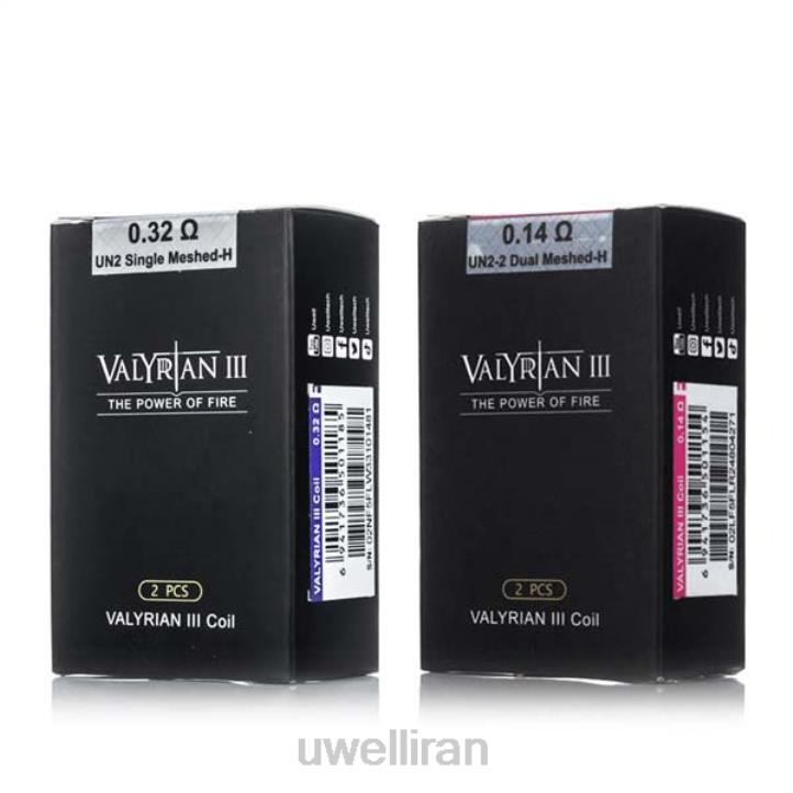 UWELL VALYRIAN 3 کویل های جایگزین | بسته 2 عددی فکرای 0.14 اهم 6DRV20 | UWELL ONLINE SHOP