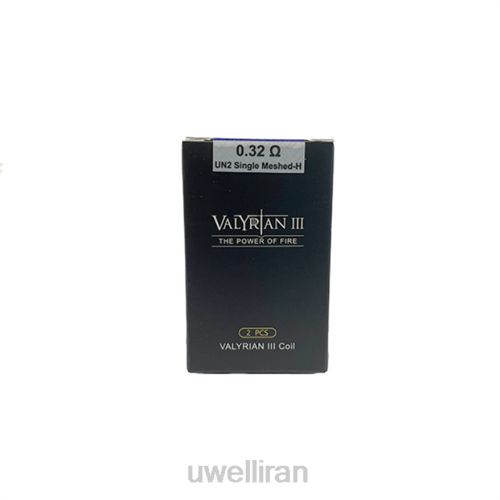 UWELL VALYRIAN 3 کویل های جایگزین | بسته 2 عددی ss316l 0.32 اهم 6DRV21 | UWELL IRAN