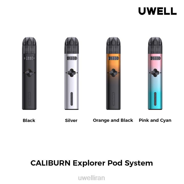UWELL CALIBURN EXPLORER کیت (سیستم غلاف) صورتی/فیروزه ای 6DRV167 | ویپ UWELL قیمت