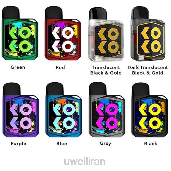 UWELL CALIBURN KOKO PRIME کیت غلاف 15 وات خاکستری 6DRV180 | UWELL ONLINE SHOP